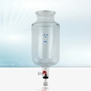 reacteur thermostate 10l verrerie scientifique double enveloppe