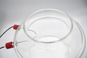 zoom simulateur d'explosion de vapeur d'essence en verre